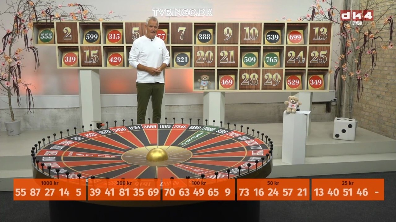 Niels-Erik Rasmussen i Nakskov som vandt JACKPOT på 24.000 kroner og gevinst på 459 kroner ~ Rækken mangler og låge nummer 24 med 459 kroner ~ SIFA tv bingo sendt den 27 August 2025 på DK4