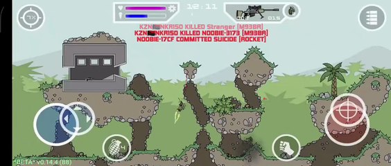 Mini militia online match as Japanese player #minimilitia