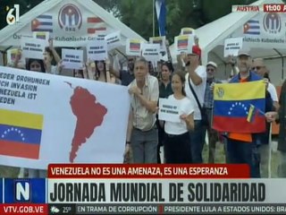 Austria se suma a la jornada mundial en solidaridad con Venezuela