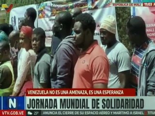 Venezuela recibe solidaridad y respaldo ante amenazas imperiales desde la República de Mali