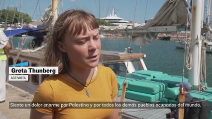 Greta Thunberg: "Es un claro ejemplo de ocupación, opresión, genocidio y limpieza ética"