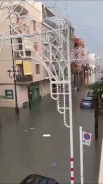 Italy Floods: Heavy Rain Triggers Severe Flooding in Margherita di Savoia, Apulia 🇮🇹 (29 Aug 2025)