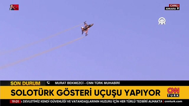 Büyük zaferin 103'üncü yılı... SOLOTÜRK'ten Gök Vatan'da nefes kesen gösteri