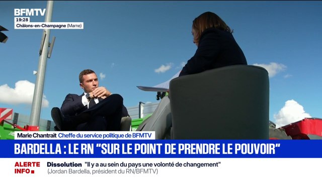 Crise politique: On est en démocratie, nous ne sommes pas dans un régime autoritaire , lance Jordan Bardella, président du RN