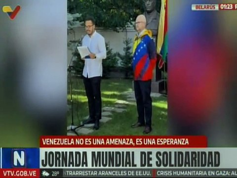 Belarús con Venezuela: Jornada mundial de solidaridad ante agresiones imperiales