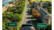 Hawaii to Virginia Car Shipping