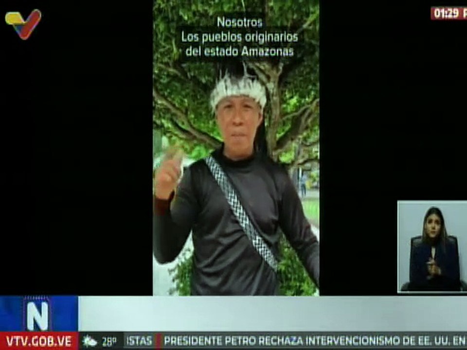 Pueblos originarios del edo. Amazonas alzan su voz en rechazo a la injerencia extrajera