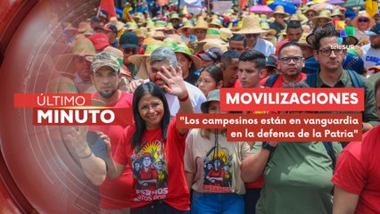 Venezolanos marchan en rechazo a agresiones imperialistas de EE.UU.