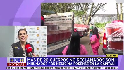 ¡No los reclamaron! 23 cuerpos fueron inhumados por Medicina Forense en la capital