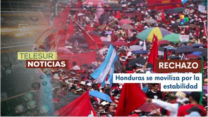 Honduras se moviliza en rechazo a la campaña de desinformación