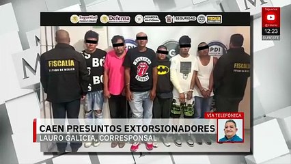 Caen nueve presuntos miembros del grupo criminal “M4” en Edomex