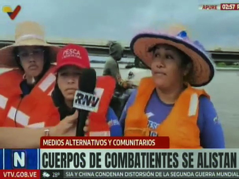 Pescadoras apureñas reiteran su apoyo al presidente Maduro