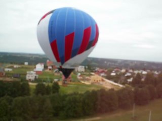 Hot Air Balloon Flight over Rural Russia