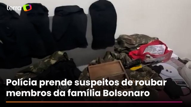 Dois homens são presos suspeitos de roubar e fazer reféns membros da família Bolsonaro