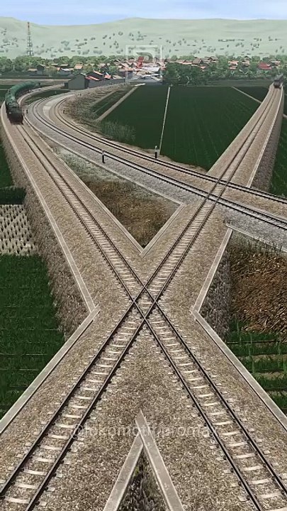 3 Kereta Api Minyak Melintasi Persilangan 5 Kereta Api _train _shorts _railway _trending(1080P_60FPS)