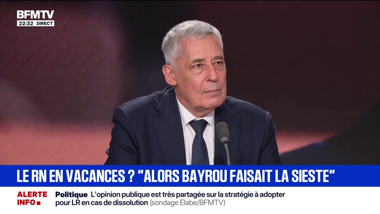 Crise politique: "On joue avec la France d'une manière qui n'est pas convenable", s'inquiète Henri Guaino, ancien conseiller spécial de Nicolas Sarkozy
