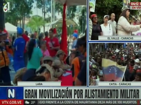 Cuerpos combatientes se suman a la segunda jornada de alistamiento militar en Lara