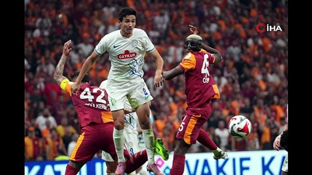 Trendyol Süper Lig: Galatasaray: 3 - Çaykur Rizespor: 1 (Maç sonucu)