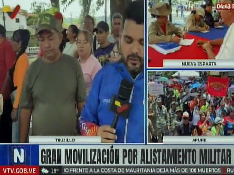 Trujillo | Desde Motatán, cuerpos combatientes se unen al alistamiento militar para defender la patria