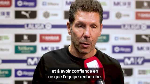 Atlético - Simeone : Nous allons continuer à essayer de nous améliorer