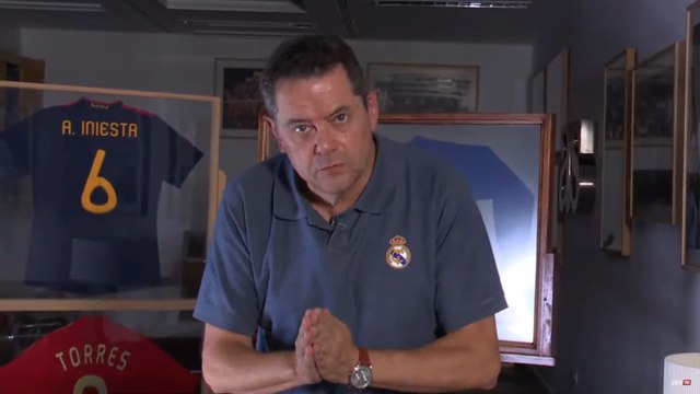 Roncero carga contra el arbitraje en su discurso tras el Real Madrid 2 - Mallorca 1