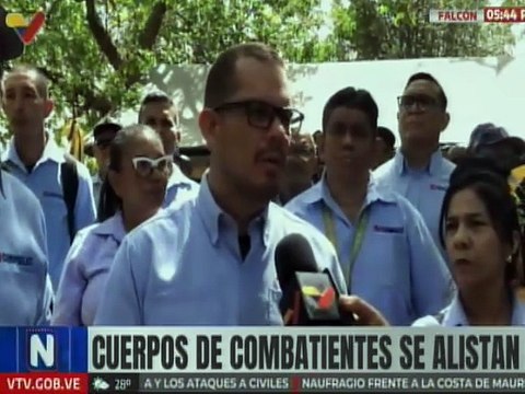 Falcón | Cuerpo combatiente de Corpoelec se alista en la milicia para la defensa de la patria