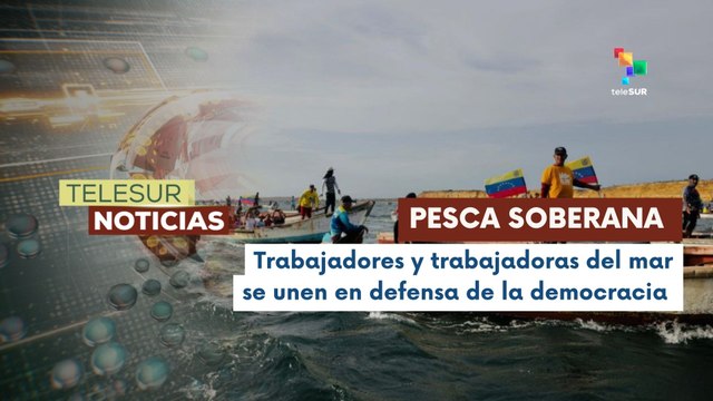 Pescadores se alistan en la milicia bolivariana en defensa del pueblo