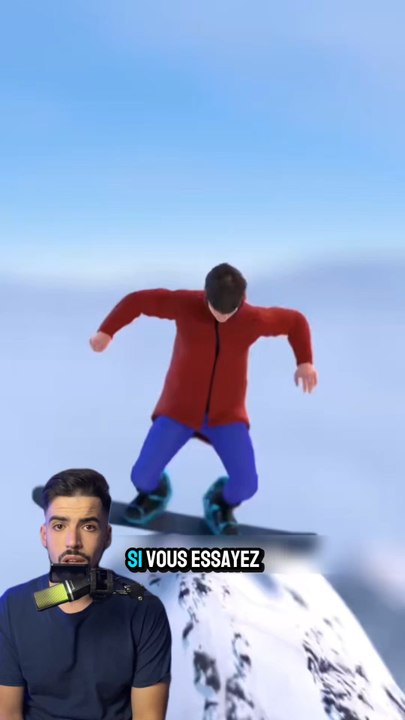 Snowboard sur montagne