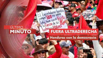 Honduras se concentra para manifestar su respaldo a las fuerzas populares