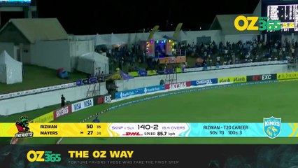 CPL Game Highlight - SKN Patriots vs SL Kings