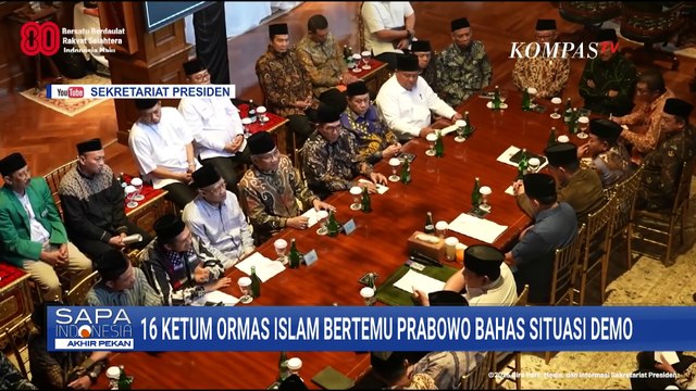 16 Ketum Ormas Islam Bertemu Presiden Prabowo di Hambalang Bahas Situasi Demo | SAPA PAGI