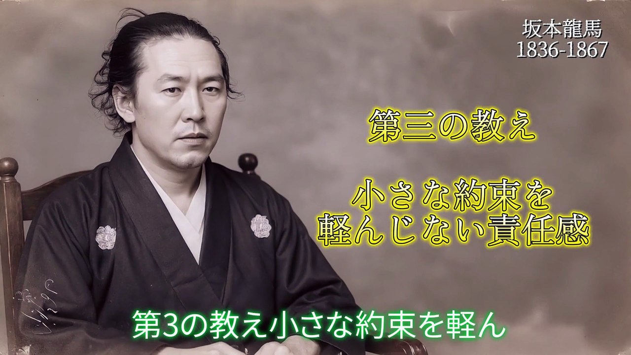 【人間関係に悩む人へ】坂本龍馬が教える、絶対に手放してはいけない人の見抜き方　[For those who are troubled by relationships] Ryoma Sakamoto teaches you how to spot people you should never let go of