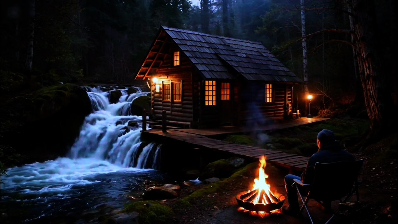 Flowing River ASMR for Deep Sleep | Calming Water Sounds to Clear Your Mind