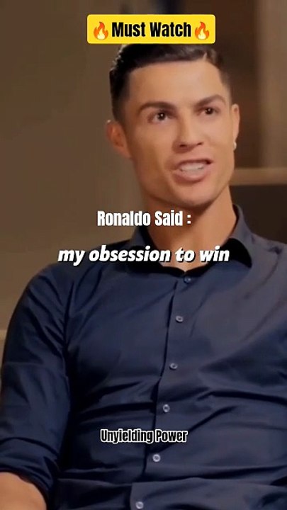 Rise & Inspire: Are You Obsessed for Success Like Ronaldo ! Must Watch It