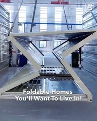 Would You Live in a Foldable Home Like This