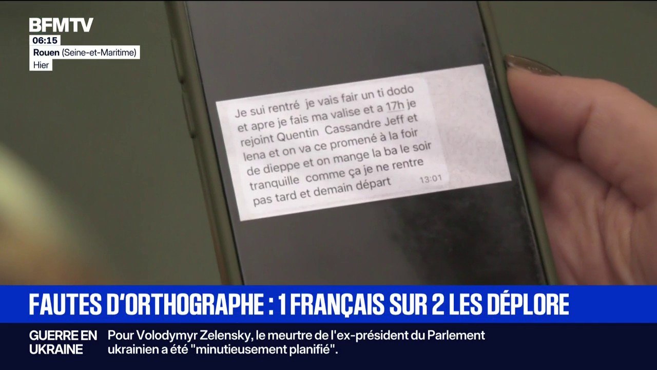 "C'est inadmissible": 1 Français sur 2 déplore les fautes d'orthographe