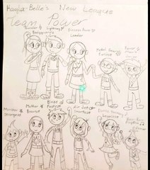 Team Power Bible verses with multiple colors.