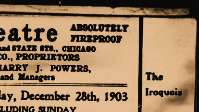 (1903) The Iroquois Theater Fire (Part 4/4) | Chicago, Illinois, U.S.A.