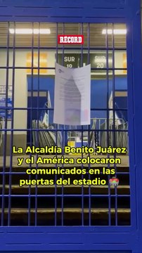 GUERRA DE COMUNICADOS 📄 La Alcaldía de la Benito Juárez y el Club América colocaron comunicados