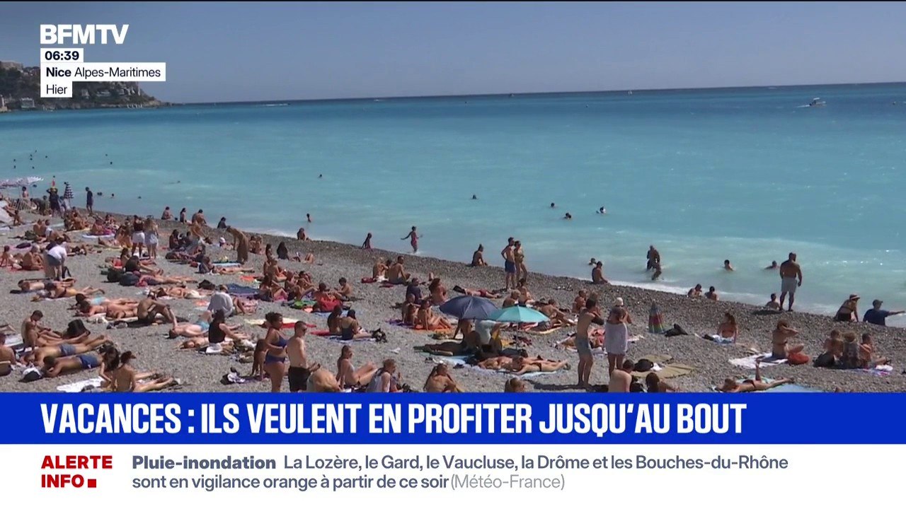 Fin des vacances d'été: ces vacanciers qui veulent en profiter jusqu'au bout