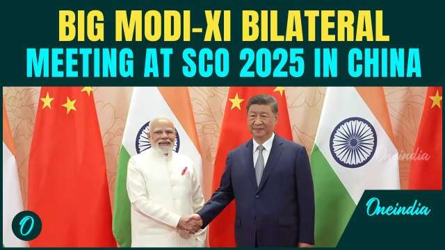 SCO 2025 BREAKING: PM Modi-Chinese President Xi Jinping holds bilateral meeting in Tianjin | WATCH