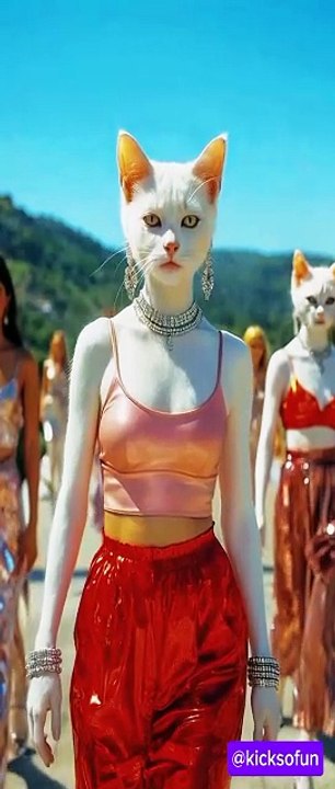 Best action as movie || ai lady cat's shooting