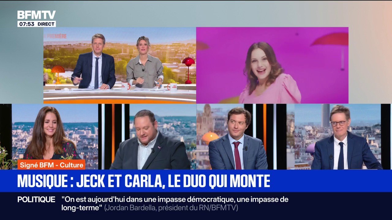 Signé BFM - Jeck et Carla, anciens participants de "The Voice", s'associent pour le single "M'envoler"
