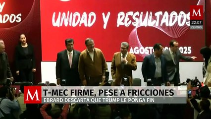 Ebrard asegura que Donald Trump no puede cancelar unilateralmente el T-MEC