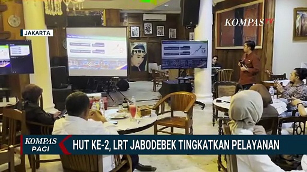 HUT ke-2, LRT Tingkatkan Kualitas Pelayanan | KOMPAS PAGI