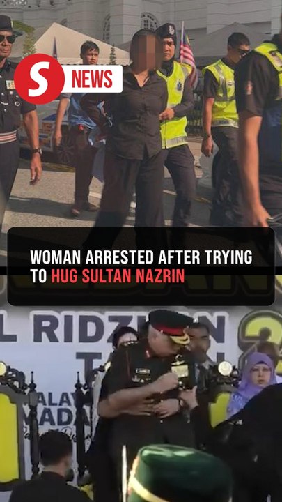 Woman detained after attempting to hug Sultan Nazrin at National Day event