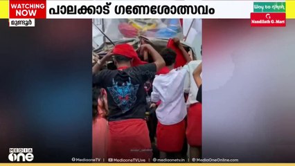 പാലക്കാട് മുണ്ടൂരിൽ സിപിഎം പ്രവർത്തകർ ഗണേശോൽസവം നടത്തി.