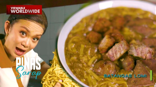 Paano nga ba ginagawa ang noodles ng Lomi Batangas? | Pinas Sarap