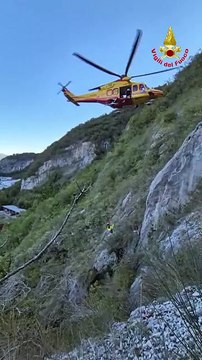 Valmadrera, ferito vigile del fuoco del Saf: stava soccorrendo due escursioni