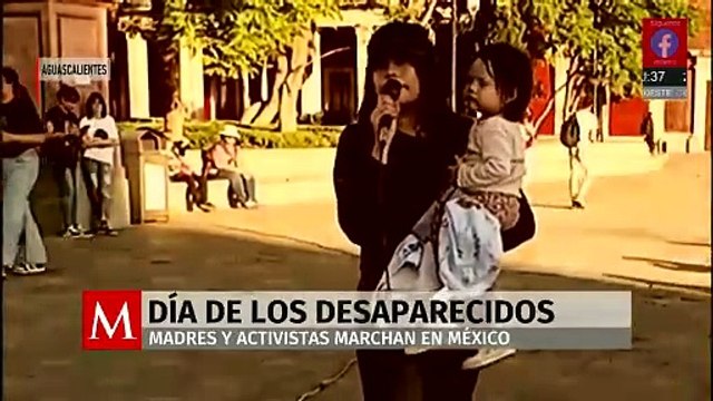 Colectivos de búsqueda se manifiestan por el Día Internacional de las Personas Desaparecidas